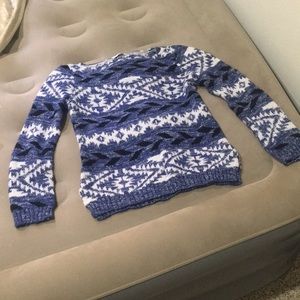 EUC Cache Cache acrylic knit sweater